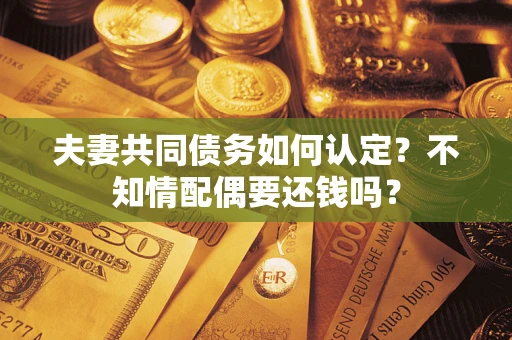 北京夫妻共同债务如何认定？不知情配偶要还钱吗？